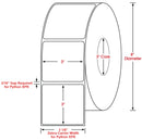 Python XPR 3x3 Direct Thermal Label